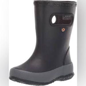 NEW Bogs skipper solid waterproof rain boot little kid size 13